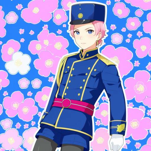 Illustration of Akita toushirou, touken ranbu in the style of Reel (riru)