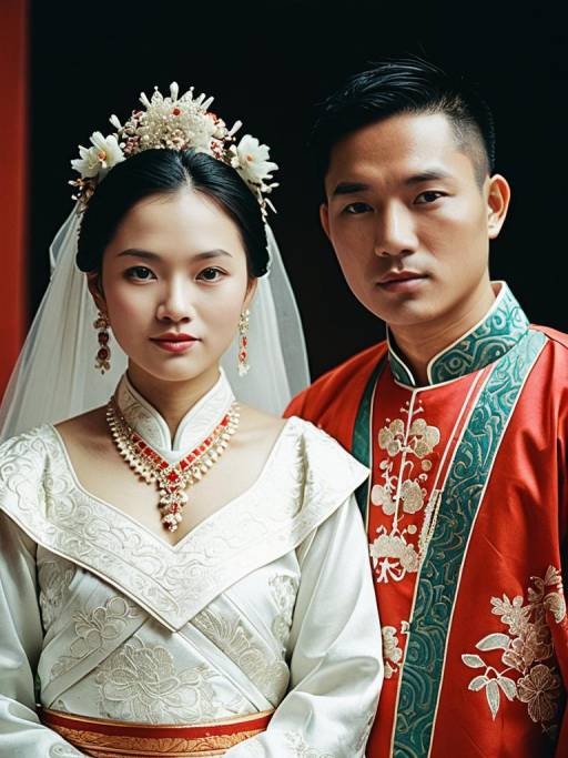 Luo Traditional Wedding Couple Portrait