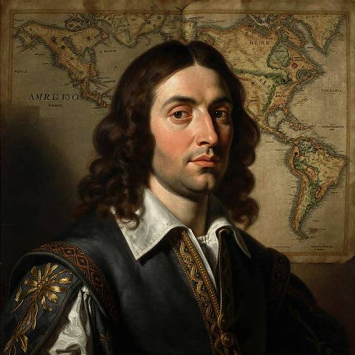 Baroque Amerigo Vespucci Portrait
