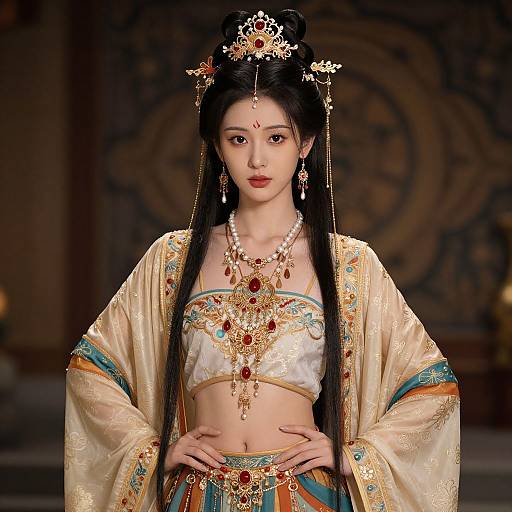 Deluxe Goddess in Traditional Chinese Attire