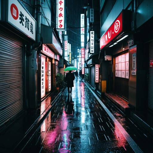 Cinematic Neon Alley in Shinjuku Cinematic Neon Alley in Shinjuku