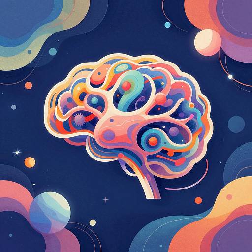 Futuristic AI Creative Mind Illustration