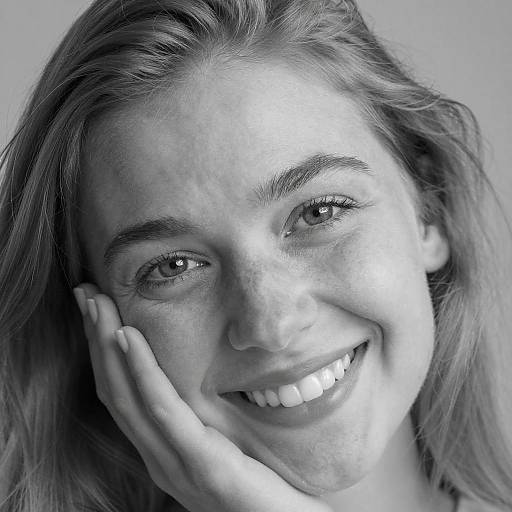 Close-Up Portrait of a Smiling Woman