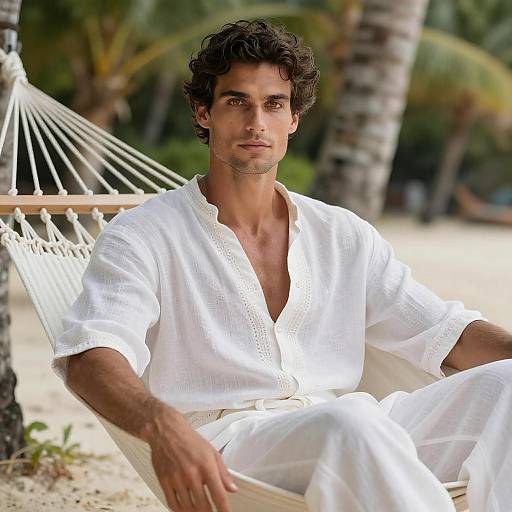 Elegant Beachfront Portrait in Natural Light