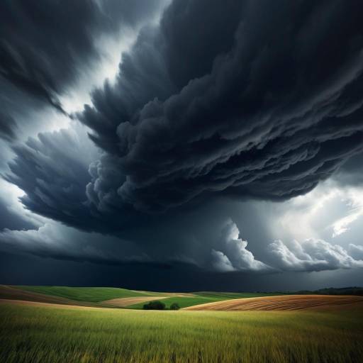 Stormy Skies: Dramatic Weather Background