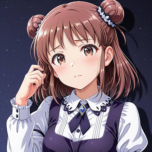 Illustration of Munakata atsumi, idolmaster in the style of Tomokichi