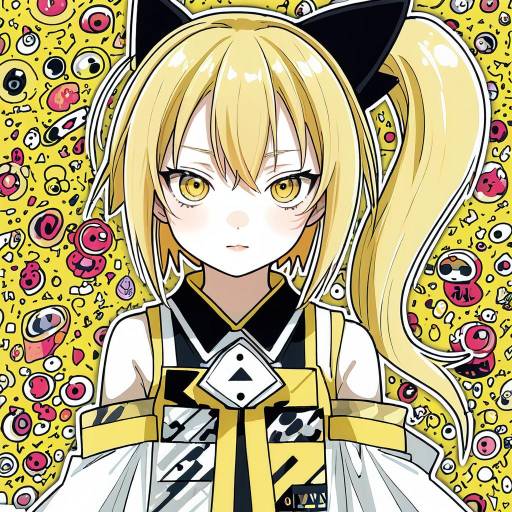 Illustration of Akita neru, vocaloid in the style of Yuusuke-kun