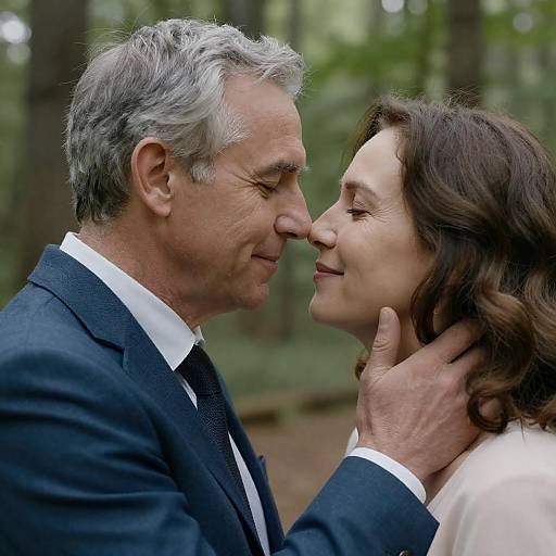 Intimate Forest Portrait of Love