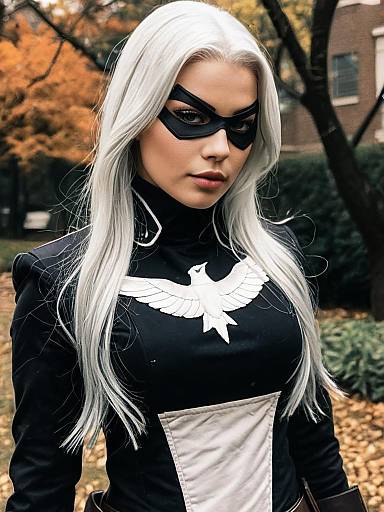 Realistic Woman in Mockingbird Cosplay