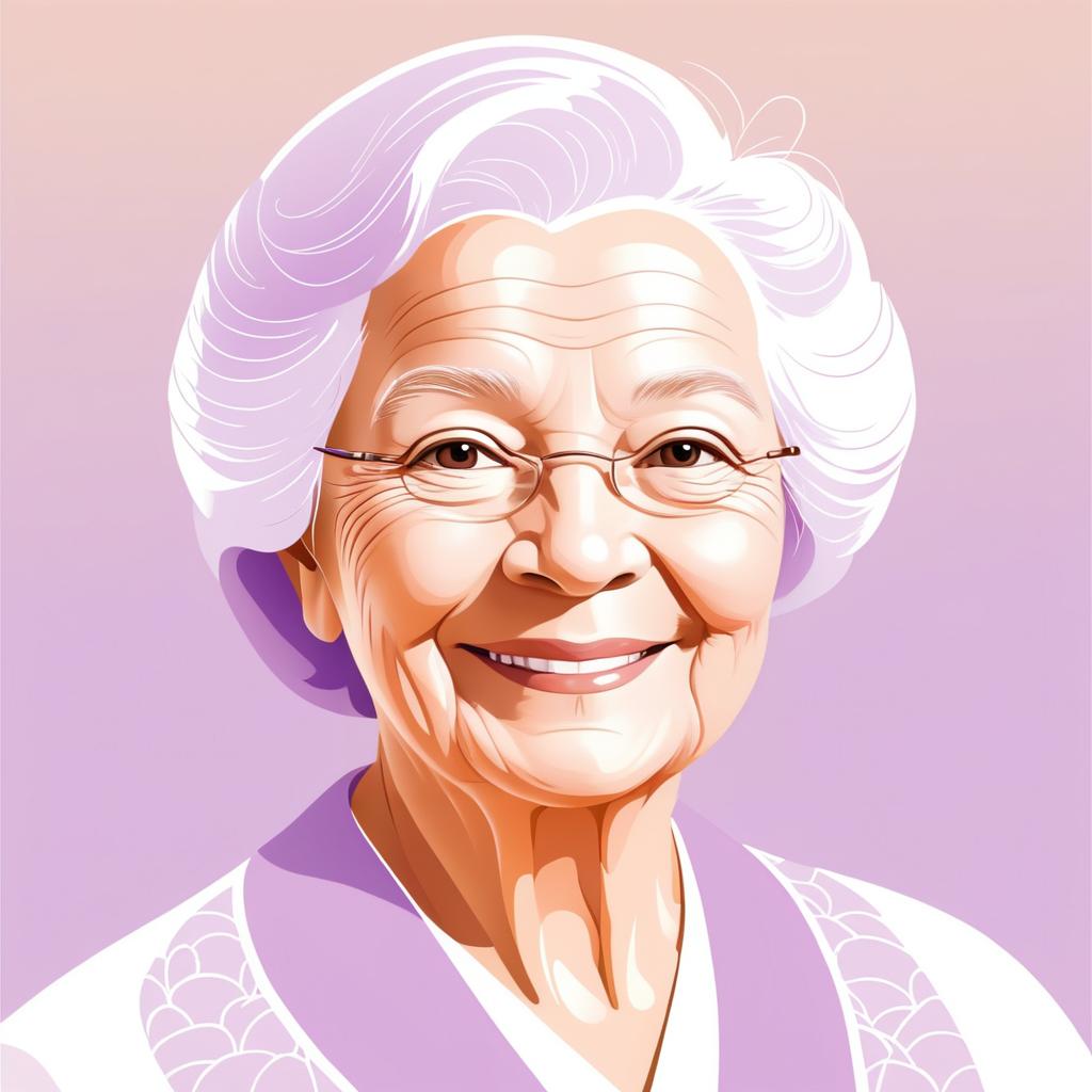 Gentle Portrait of an Elderly Woman