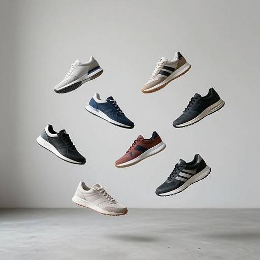 Gravity-Defying Floating Sneakers