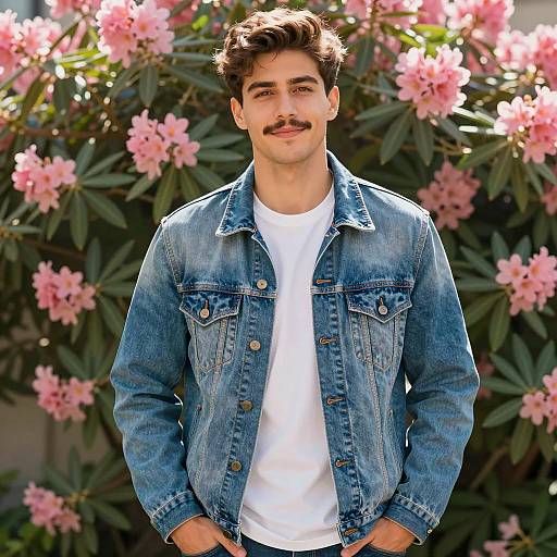 Photogenic Young Man in Summer Casuals