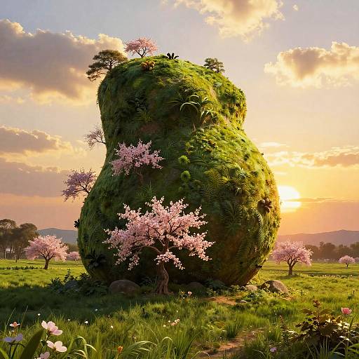 Monumental Pregnant Belly Landscape