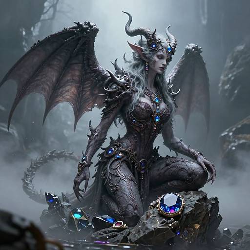 Ethereal Demonic Gem Creature