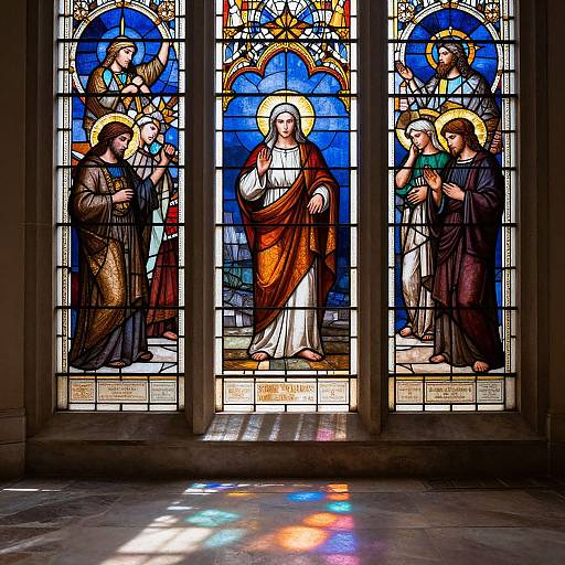 Multifaith Stained Glass Window