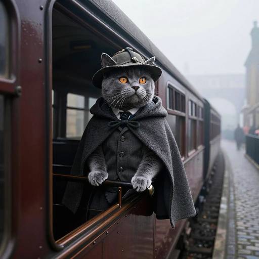 Sherlock Cat in Victorian London