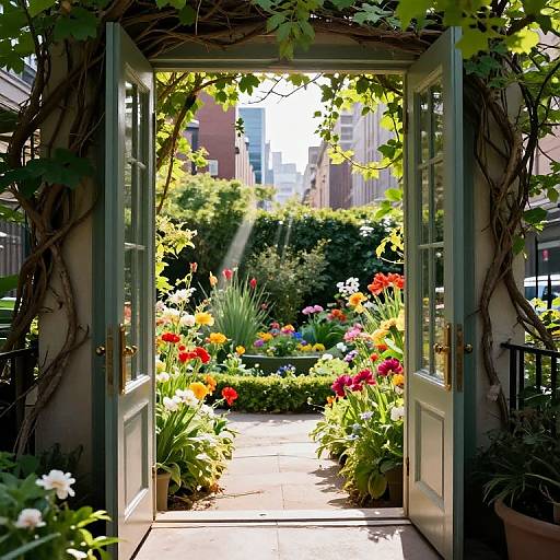 Secret Garden Oasis in City