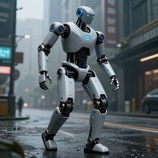 RK800 Android in Cyberpunk City