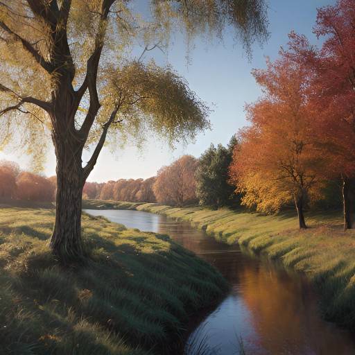 Autumn Forest Stream