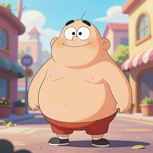 Exaggerated Cartoon Character Design