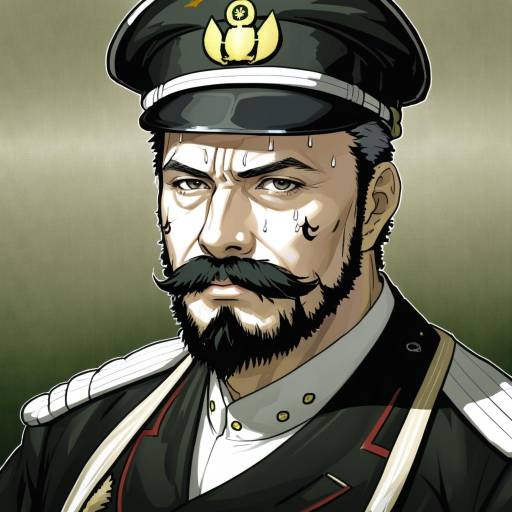 Illustration of Admiral suwabe, kantai collection in the style of Yoshioka yoshiko