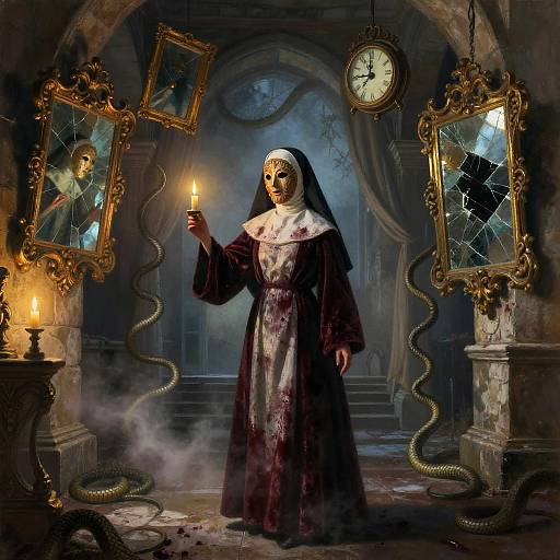 Plague Nun in Haunted Infirmary