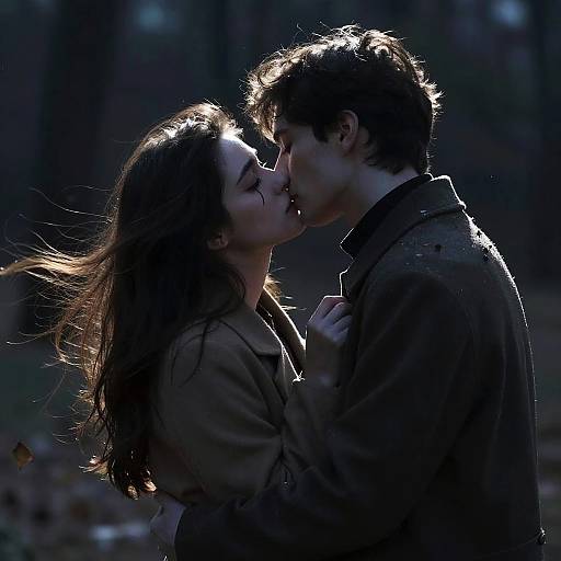 Sorrowful Lovers in Faded Elegance