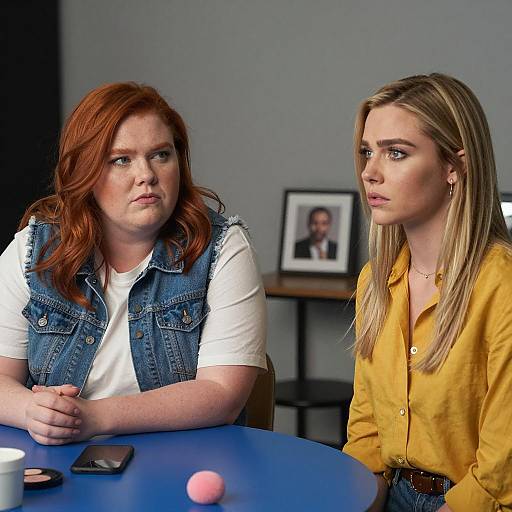 Candid Moment at a Round Table