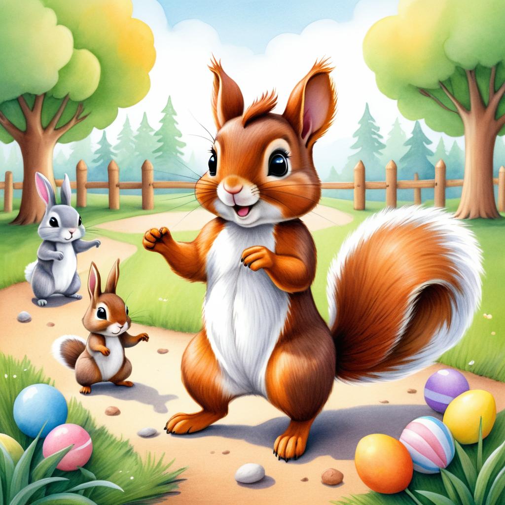 Wholesome Squirrel and Bunny Adventure