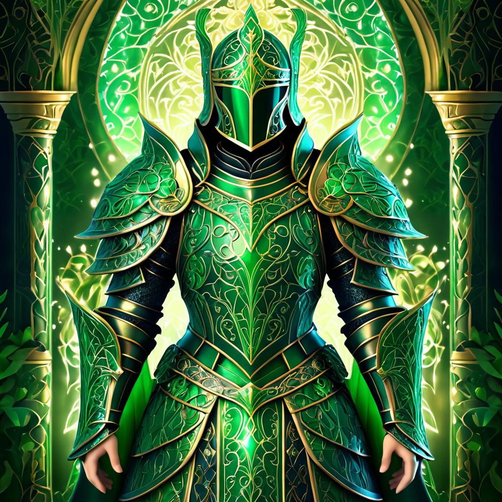 Enchanting Medieval Fantasy Armor Illustration