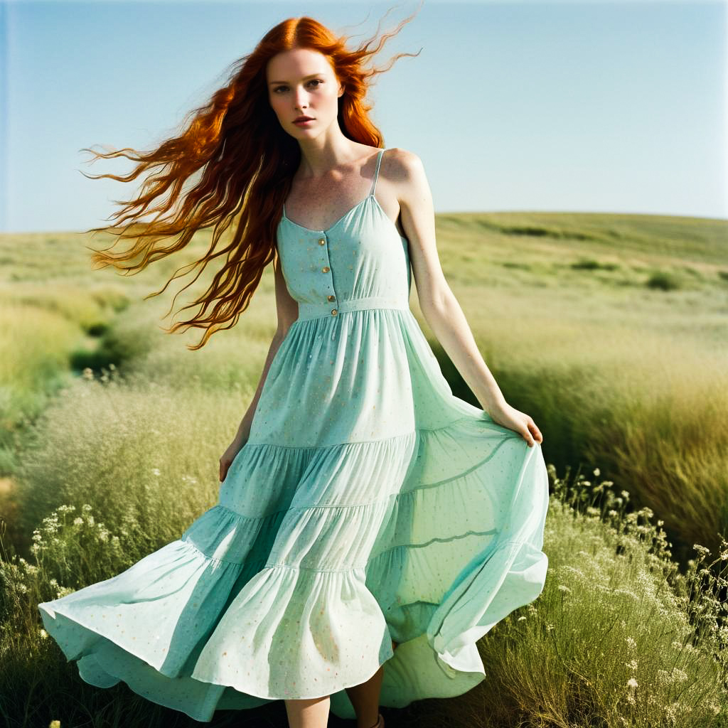 Tim Walker Inspired Redhead Fashion Shoot