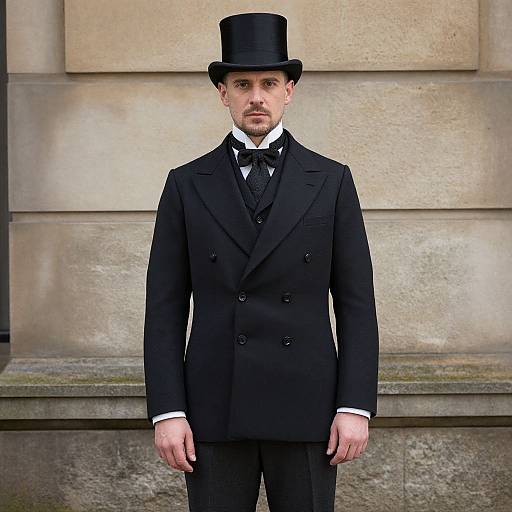 Victorian Gentleman with Top Hat