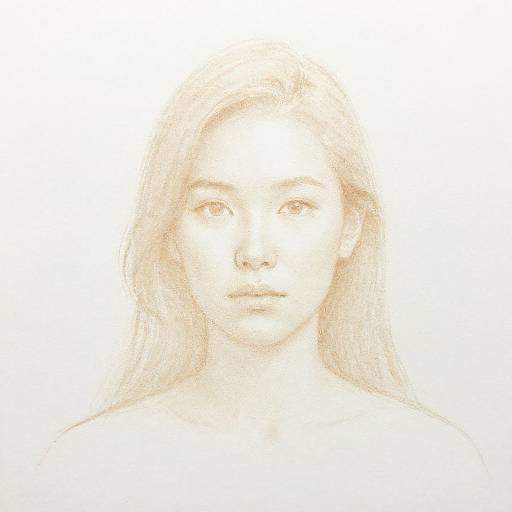 Subtle Girl's Face Modeling Photoshoot