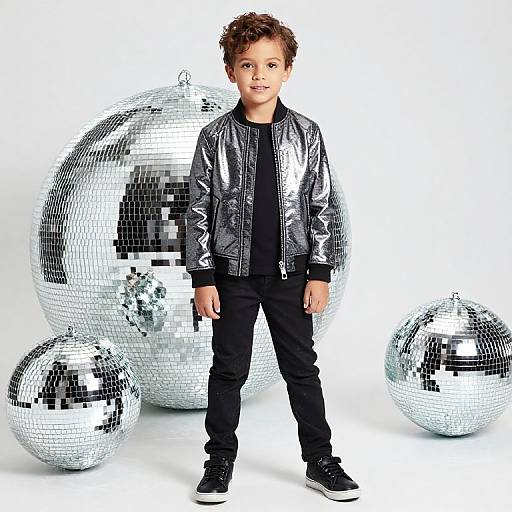 Boy's Shiny Disco Outfit