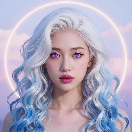 Ethereal Digital Portrait of Fantasy Woman