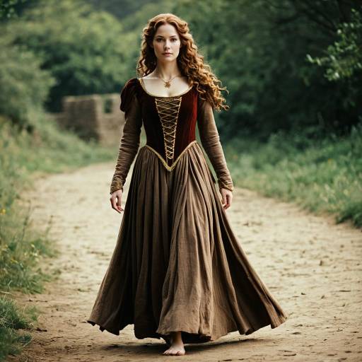 Medieval Earth Tone Resa Cosplay Portrait