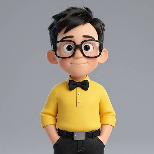 Realistic Incredibles Dash Kid Portrait