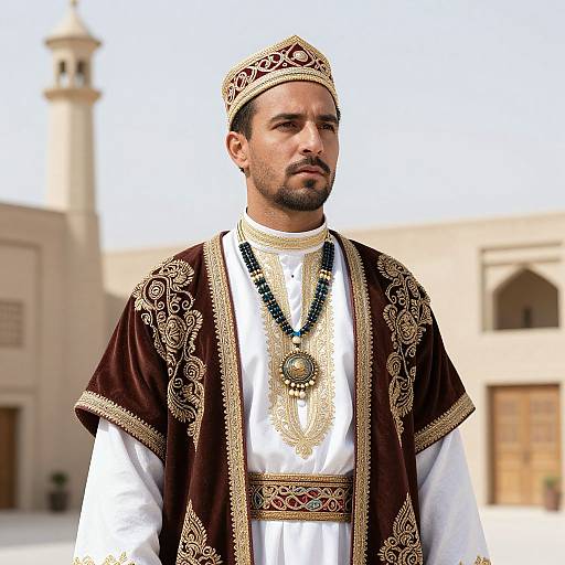 Persian Man in Traditional Costume