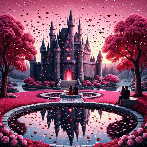 Valentine’s Day Fantasy Crystal Castle