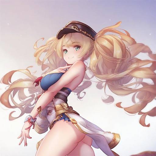 Illustration of Monika weisswind, granblue fantasy in the style of Mitsu (mitsu art)