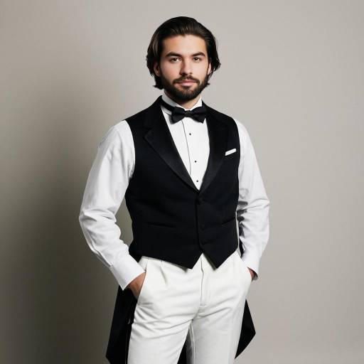 Elegant Male in Tailcoat Costume