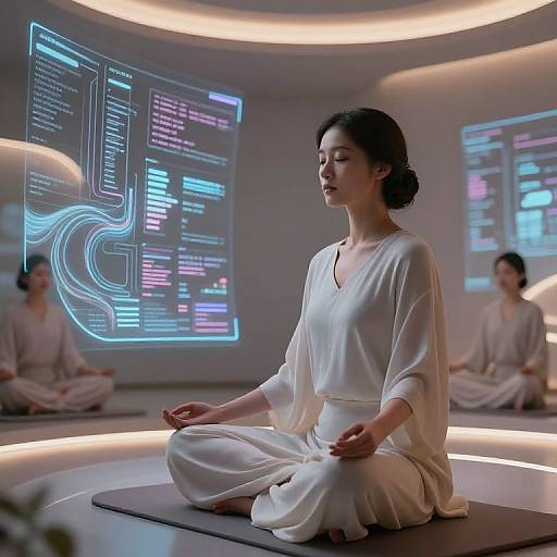 VoluptuousAI in High-Tech Meditation