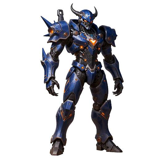 Futuristic Alien Warrior Digital Art