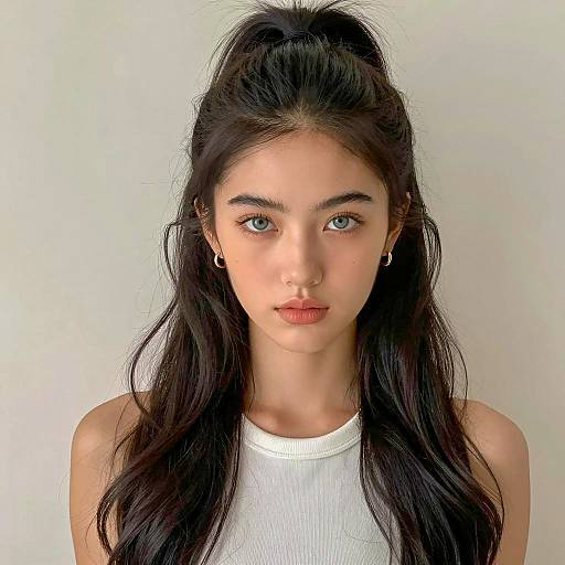 Portrait of a Young Woman in White