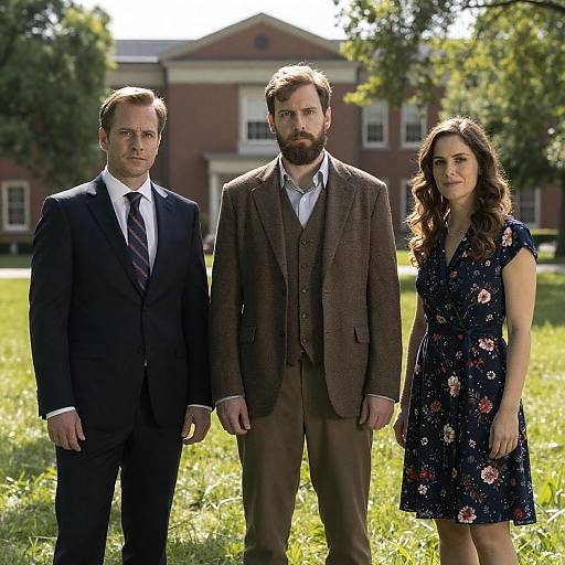 Serious Trio in the Park