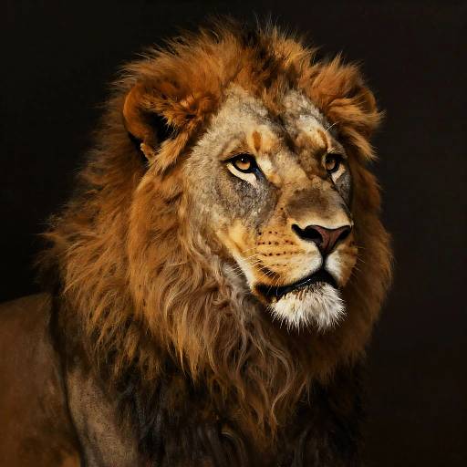 Surreal Lion with Goonies Monster Portrait