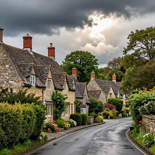 John Constable Style Yorkshire Village