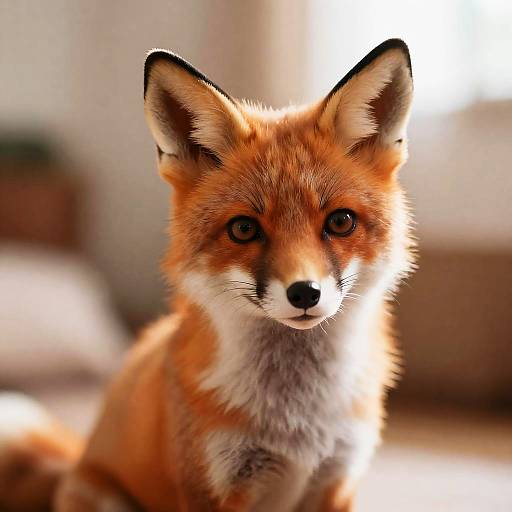 Ultra-Cute Playful Fox Kid Illustration