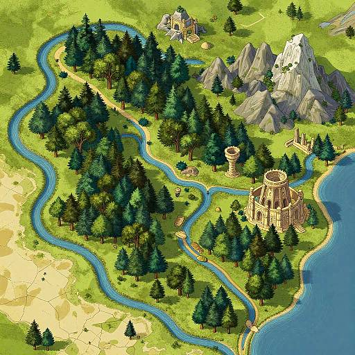 Fantasy World Map Generator AI