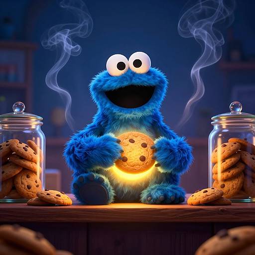 Magical Cookie Monster Bong Scene